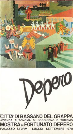 DEPERO: Mostra  Bassano Del Grappa 1970