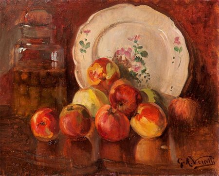 VERCELLI GIULIO ROMANO Marcorengo (TO) 1871 - 1951 Torino "Mele con il...