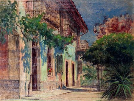 BOGLIONE MARCELLO Pescara 1891 - 1957 Torino "Casa dell'artista a Cumiana"...