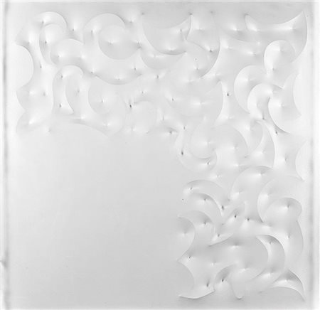 AMADIO GIUSEPPE Todi 1944- "Balu" 80x80 tela estroflessa Opera firmata ed...