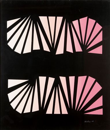 BERTONE ANTONIO Torino 1920 - 2008 "Sentieri che si biforcano" 1988 70x60...