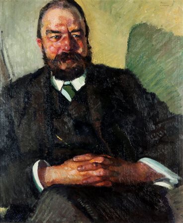 CARENA FELICE Cumiana (TO) 1879 - 1966 Venezia "Ritratto del Dottor Perod"...