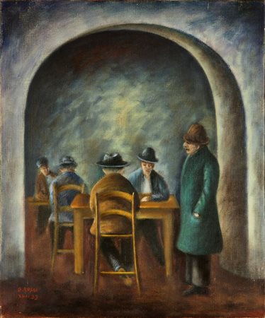 ROSAI OTTONE Firenze 1895 - 1957 Ivrea (TO) "Osservando il gioco" XVII 1939...