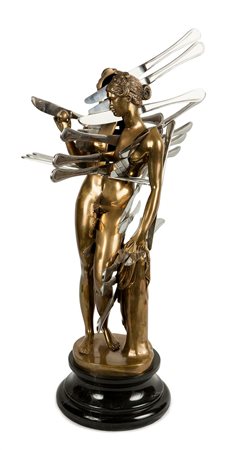 ARMAN (Armand Fernandez) 1928 - 2005 "Monsieur est servi" 1995 H. cm 32...