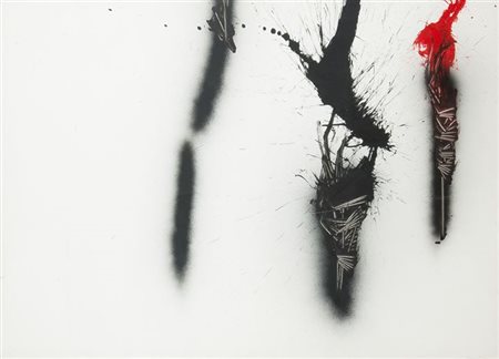 SCANAVINO EMILIO Genova 1922 - 1986 Milano "Acrilico 41" 1978 73x102 acrilico...