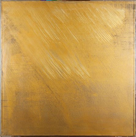 BENDINI VASCO Bologna 1922 "Senza titolo" 1979 100x100 olio su tela entro...