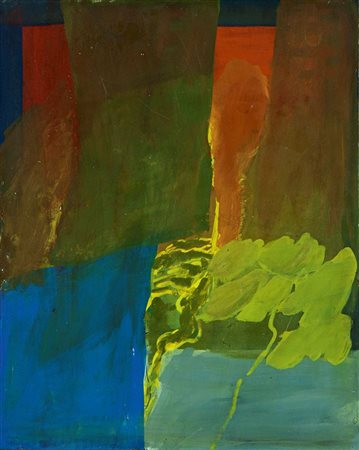 CHIGHINE ALFREDO Milano 1914 - 1974 "Senza titolo" 1973 44x35 tecnica mista...