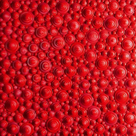 NIDO DAVIDE Milano 1966 "Senza titolo" 2005 50x50 smalto, resine termofuse su...