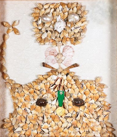 BAJ ENRICO Milano 1924 - 2003 "Horatius Nelson Duke of Bronte" 1978 80x70...