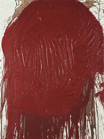 NITSCH HERMANN Vienna 1938 "Schuttbild" 2009 80x60 olio e acrilico su tela...