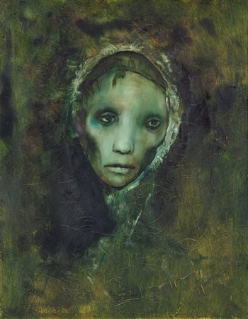 COLOMBOTTO ROSSO ENRICO Torino 1925- Casale 2013 "Figura" primi anni '70...