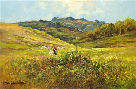 GHEDUZZI MARIO Crespellano (BO) 1891 - 1970 Torino Alta montagna (Champoluc)...