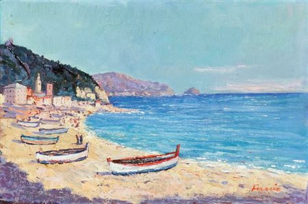 FASSIO CLAUDIO Santa Caterina di Rocca d'Arazzo (AT) 1946 Barche sulla...