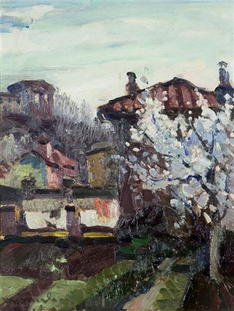 MERLO METELLO Milano 1886 - 1964 Torino Villa Richelmy - fioritura...