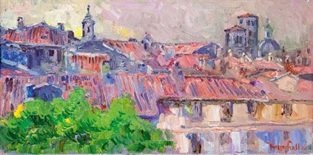 GALLO BEPPE Castagnole Lanze (AT) 1942 Tramonto alla Consolata 2004 20x40...