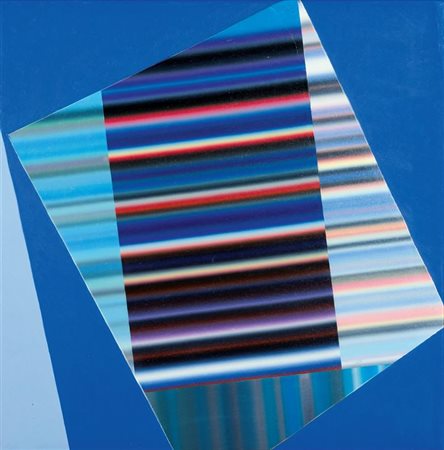 MAGGIA ANGELO Torino 1928 Composizione 1989 50x50 olio su tela Opera firmata...