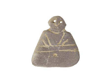 DIVINITA' DATAZIONE: IV-III millennio a. C MATERIA E TECNICA: ardesia grigia...