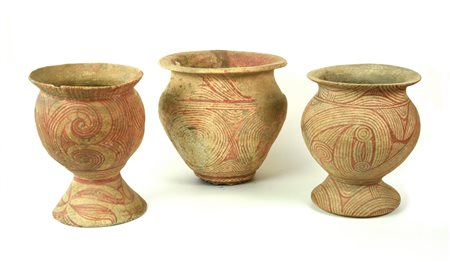 TRE VASI BANG CHIANG DATAZIONE: 600-300 a. C. MATERIA E TECNICA: argilla...