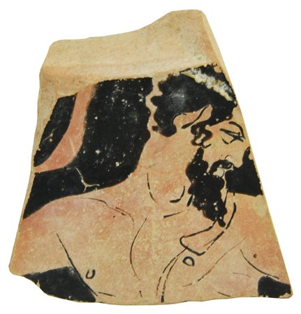 FRAMMENTO DI CRATERE APULO DATAZIONE: IV sec. a. C. MATERIA E TECNICA:...