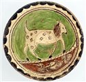 COPPA PERSIANA DATAZIONE: XI-XII sec. d. C. MATERIA E TECNICA: maiolica...