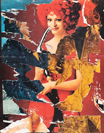MIMMO ROTELLA (1918-2006) - La benzinara, 1974
