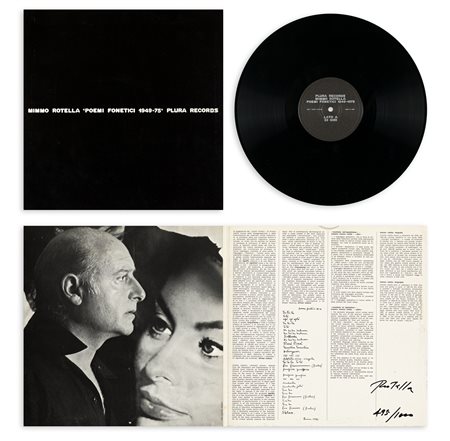 MIMMO ROTELLA (1918-2006) - Poemi fonetici, 1975
