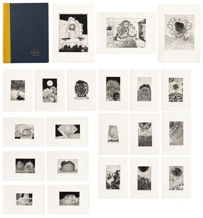 DIETER WALLERT (1935-1988) - Lotto unico di 21 incisioni