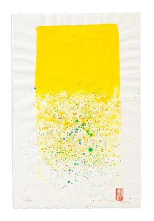 HSIAO CHIN (1935) - Cascata di colori, 1988