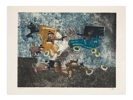 SEBASTIAN MATTA (1911-2002) - Al capone, 1974
