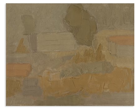 ARMANDO RIVA (1947) - Paesaggio, alberi in provincia, 1970