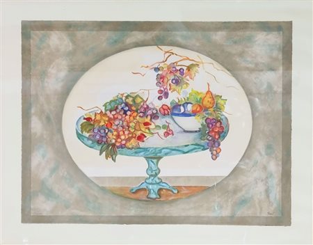 FRAI FELICITA Praga 1909-Milano 2010 “Vassoio in ovale”