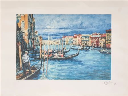 GONZAGA GIOVAN FRANCESCO Milano 1921-2007 “Canal grande” 