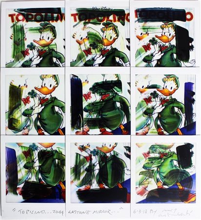 GALIMBERTI MAURIZIO Como 1956 “"Topolino…2044 Gastone +Mirror"
