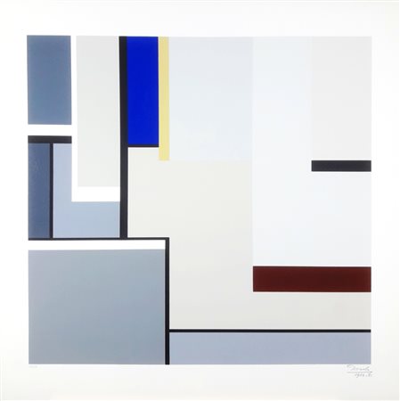 DOMELA CESAR Amsterdam 1900-Parigi 199 2“Geometrical composition n°4” 