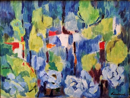 PAOLUCCI ENRICO Genova 1901-Torino 1999 “Tra gli ulivi” 