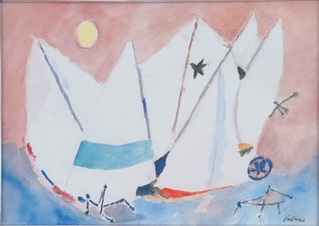 PAOLUCCI ENRICO Genova 1901-Torino 1999 “Senza titolo” 