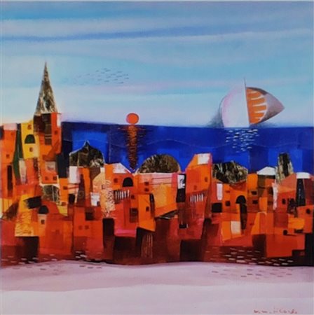 DI CARLO MARIA VITTORIO  Lucca 1950 "Case” 