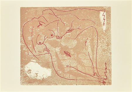 Andre' Masson FEMINAIRE DE LA RUE SAINT-DENIS litografia su carta (d'apres),...