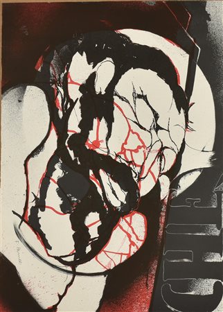 Fernando Farulli CHE litografia, mm 465x650, su foglio cm 46,5x65,0; es. 9/50