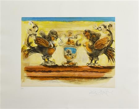 Ignoto ARPIE acquaforte acquatinta, cm 44x59, su foglio cm 70x90; es. II/XXVI...