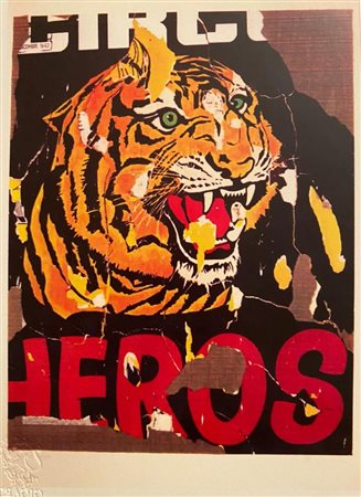 Mimmo Rotella, Heros