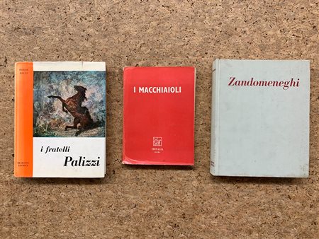 PITTURA DELL'800 (ZANDOMENEGHI, MACCHAIOLI E FRATELLI PALIZZI) - Lotto unico di 3 cataloghi