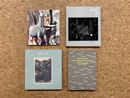 DISEGNO ITALIANO DEL XX SECOLO - Lotto unico di 4 cataloghi