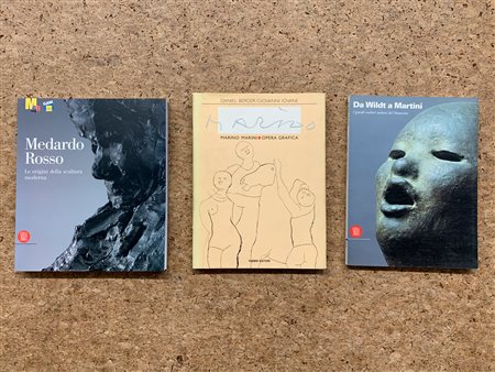 SCULTURA ITALIANA DEL XX SECOLO - Lotto unico di 3 cataloghi