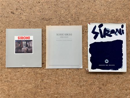MARIO SIRONI - Lotto unico di 3 catalogh