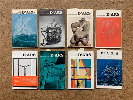 D'ARS - PERIODICO D'ARTE CONTEMPORANEA - Lotto unico di 8 numeri