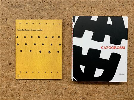 GIUSEPPE CAPOGROSSI E LUCIO FONTANA - Lotto unico di 2 cataloghi
