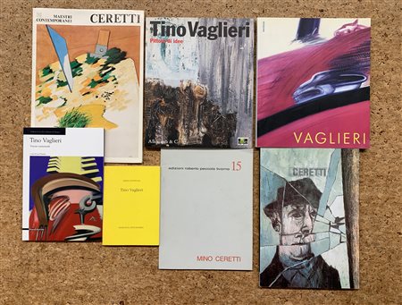 TINO VAGLIERI E MINO CERETTI - Lotto unico di 7 cataloghi