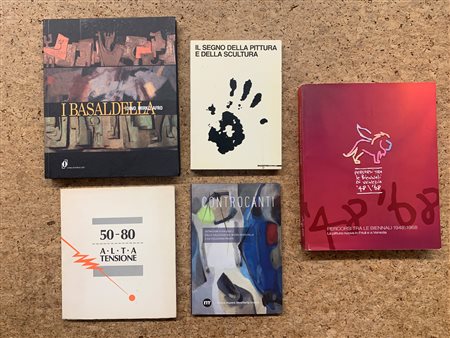 COLLETIVE DI ARTE DEL DOPOGUERRA - Lotto unico di 5 cataloghi