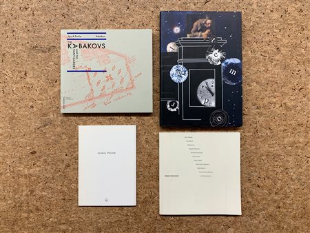 ARTE CONCETTUALE - Lotto unico di 4 cataloghi